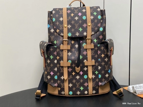 AAA Replica Ru LOUIS VUITTON CHRISTOPHER Backpack-41*48*13CM 0717